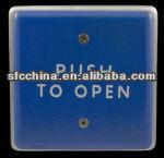 Anti-theft 4.5" square push to open or push to exit switch for Handicap door