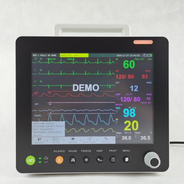 Buy 15 Inch Modular Touch Screen Patient Monitor USB Wifi Module With 3 5 Lead ECG at wholesale prices