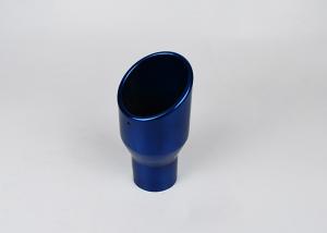 Quality Blue Burned 1.2mm 2.5 Inlet 4 Outlet Exhaust Muffler Tip for sale
