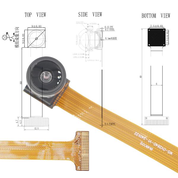 OEM ESP32 DVP Camera Module 2MP AF MIPI OV2640 Camera Module 30FPS For Smart Home