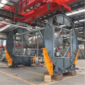 Quality Large Automatic Turning Rolls ISO Tank Rotator 20ft 40ft Swap ISO Tank Container Rotation Machine for sale