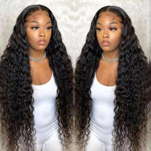 Quality Remy Glueless Full Lace wig 100% Curly Human Hair Wigs Pre Plucked Cuticle Aligned Brazilian Virgin Raw Frontal Lace Wig for sale