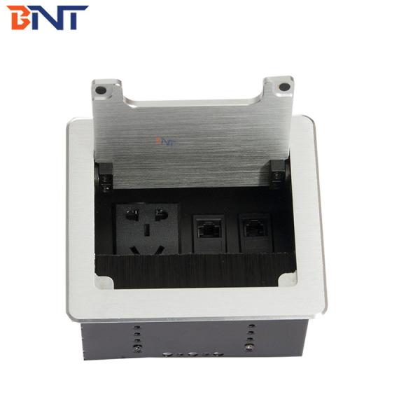 Buy Flush Mount Electrical Desktop Power Socket Box Flip Up Socket at wholesale prices
