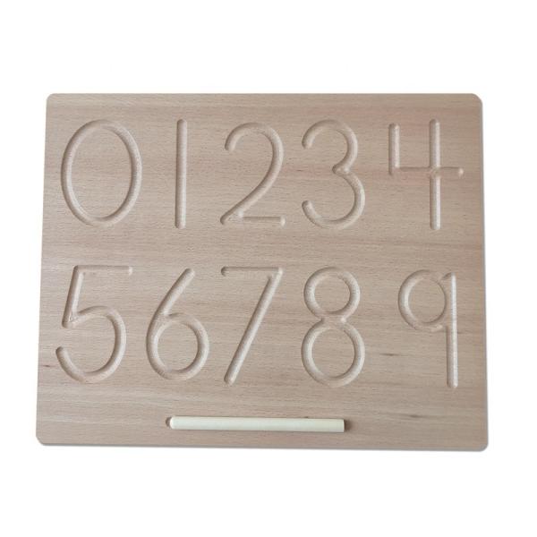 Buy Alphabets Board 29cm Wooden Math Toy Counting Teaching Language at wholesale prices