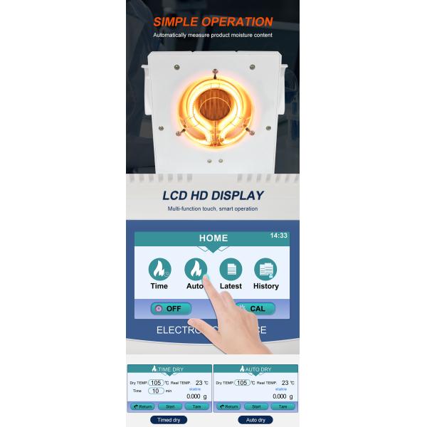 NVK Hot Selling Food Plant Lab Grain Digital Analyzer Smart Sensor Grain Moisture Meter