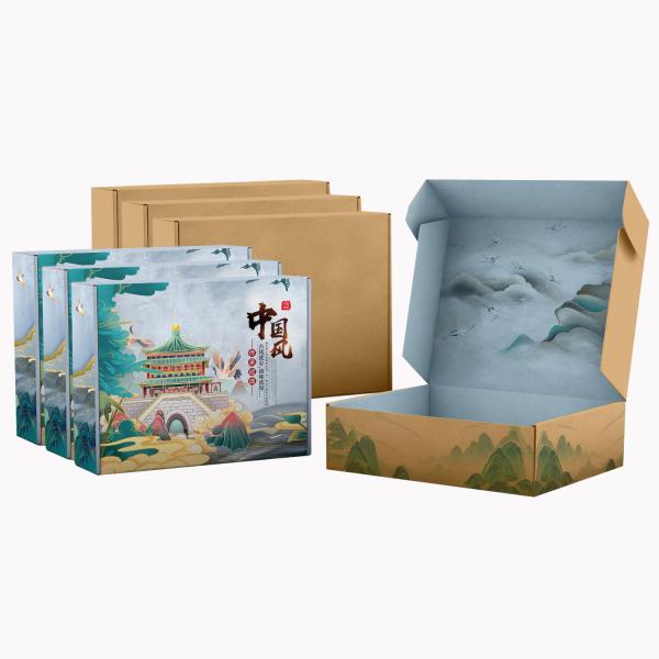 Matte Surface Finish Customize Corrugated Flute Mailer Box for Shipping and Packaging