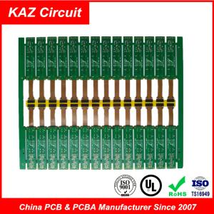 Quality 2 Layer FR-4 PI ENIG Rigid Flex Circuit Board 1.6mm 1oz Copper Printed Circuit Board PCB for sale