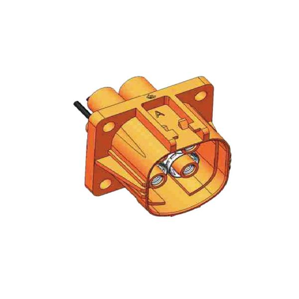 DIN EN60529 Waterproof Battery Connectors IP67 Battery Receptacle Socket