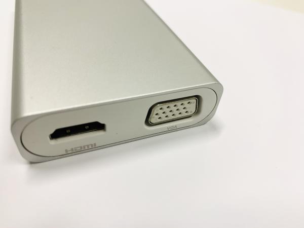 Buy Windows / Mac OS USB C Notebook Power Adapter with Silver SD TF Card Reader at wholesale prices