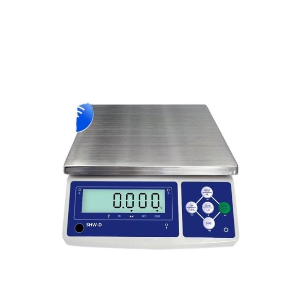 Buy SHWDL-15KG Ethernet Function Table Scale with LCD Display and AC/DC Power Supply at wholesale prices
