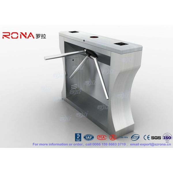 Drop Arm Turnstile Security Gates Stainless Steel Housing Bridge Type For Indoor / Outdoor