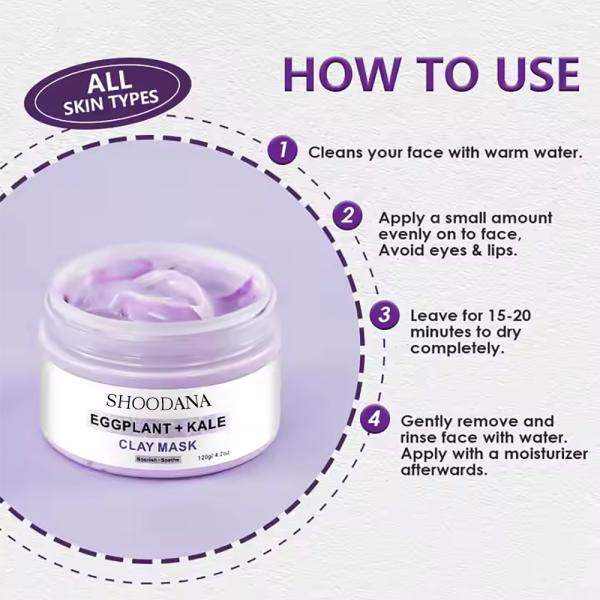 Cleaning Face Soothing Nourishing Brightening Clay Mud Face Mask Herbal Clay Mask Face Clay Mud Mask