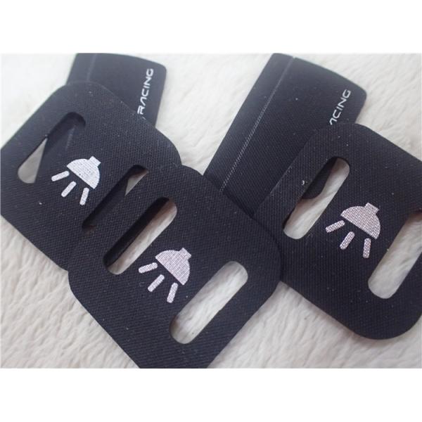 SGS Custom Clothing Patches Reflective Silver Logo Printed On Hypalon Material For Sportswear