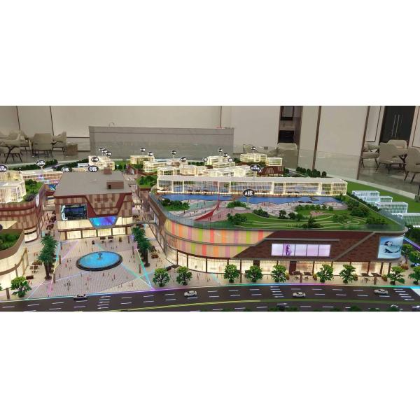 1:100 Architectural Site Model Commercial Construction Site Model