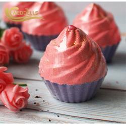 China Natural Colorful Unique Bath Bombs / Cupcake Shaped Bath Bombs For Whitening for sale