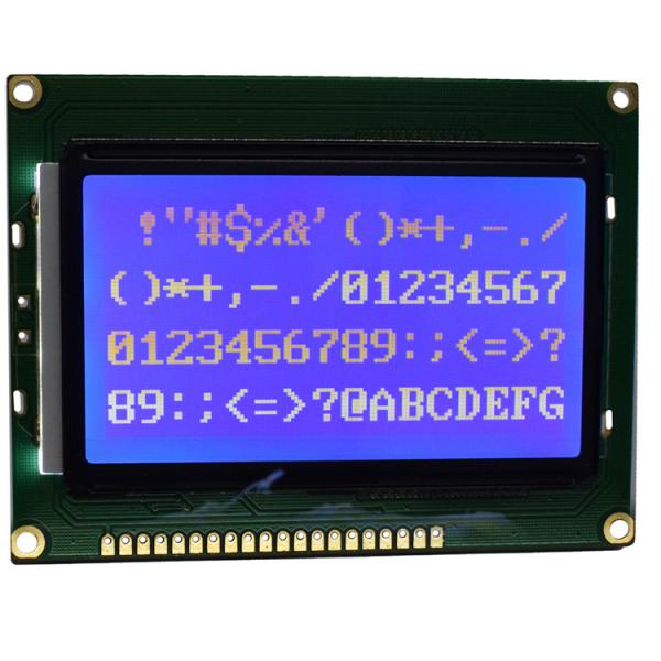 WLED Backlight Type Graphic Display Module , Serial Signal Transflective LCD