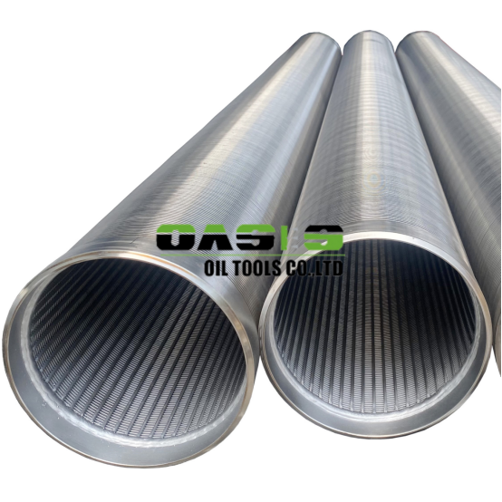 Continuous Slot Opening Wire Wrapped Screen With High Abreaction Resistance