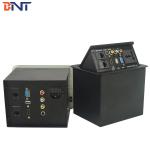 Conference Table Pop-up Desktop Power Socket Box with Bottom Connection Panel