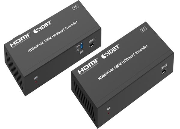 Buy 150m USB KVM HDMI HDBaseT Extender& KVM Extender over ethernet at wholesale prices