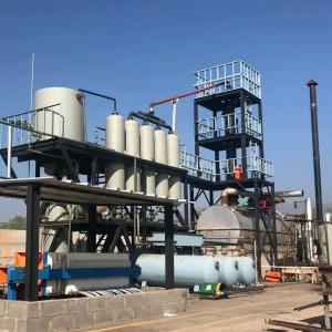China CE Approved Waste Oil Recycling Plant to Convert Plastic Oil Flow 3-30T/D to Base Oil on sale