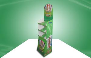 Quality Promotion Snack POS Cardboard Displays With Three Shelves For Retail Stores for sale