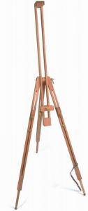 Quality Lightweight Wooden Tripod Easel Tripod Stand , Durable Painting Display Easel For Drawing for sale