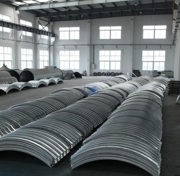 Buried underground big dia double wall galvanized corrugated steel metal conduit pipes for Industrial Liquids delivery