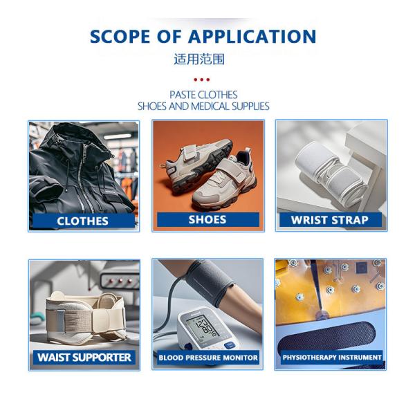 Hook and loop strap in use