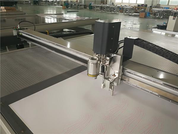 Buy Dual Function Tool Head Leather Cutting Machine Connectable Common CAD Software at wholesale prices