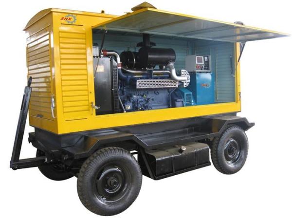Buy SHX Mobile Diesel Generators Set 375KVA  With Soundproof Canopy at wholesale prices