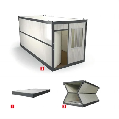 Foldable Prefabricated Container Houses With Recyclable Structure Aluminum Window
