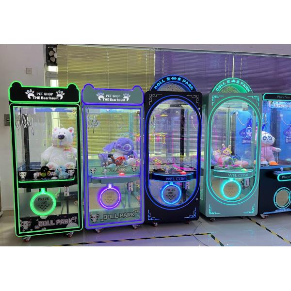 Playfun Customized Doll Claw Machine Coin Operated Game Machine 710 Cheap Plush Toy Claw Crane Machine