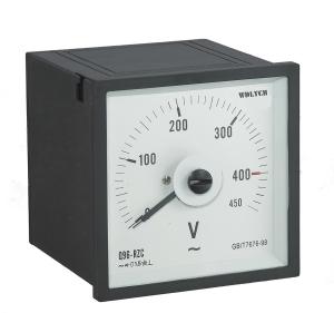 Quality Light Weigh Analog Panel Voltmeter , Squre Analog Current Meter Reasonable Structure for sale