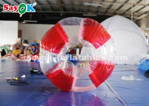 China Inflatable Suit Game 1.5m 0.8mm PVC Inflatable Bubble Soccer Transparent / Red / Green Color on sale