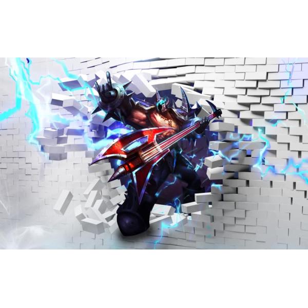 Roman Office Roller Blinds 3D Printed Light filtering Moisture proof