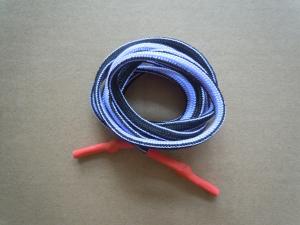 Colourful Plastic Tips Round Shoe Laces Aglets Elasticity Custom
