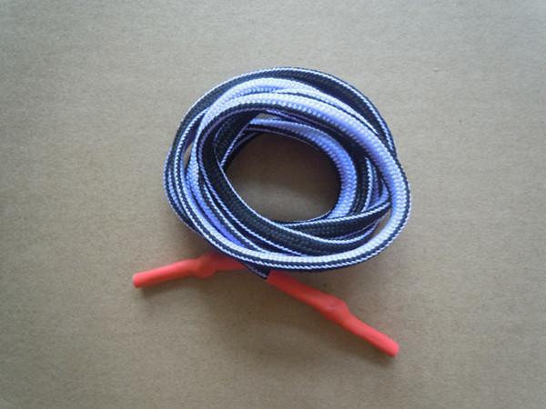 Buy Colourful Plastic Tips Round Shoe Laces Aglets Elasticity Custom at wholesale prices
