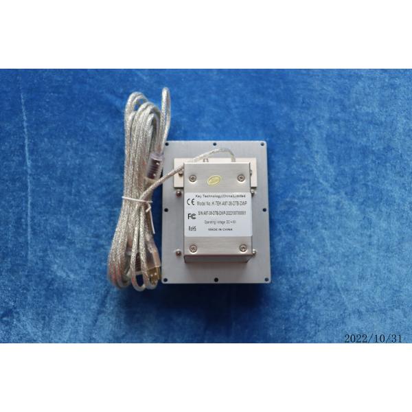 IP67 38mm Stainless Steel Optical Trackball Mouse With 3 Metal Buttons