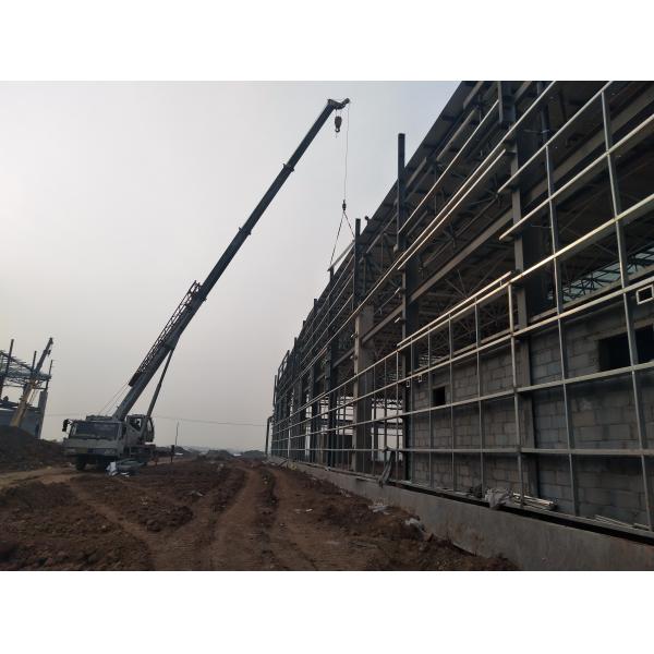 Prefab Space Frame Construction Structure Industrial Metal Building Storage Units