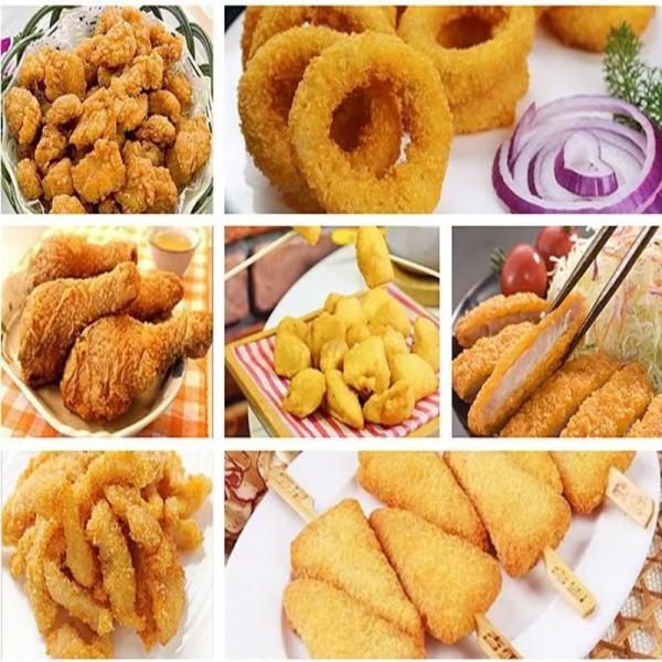 Food Chicken Breading Equipment Batter Crumb Coating System 100kg/H