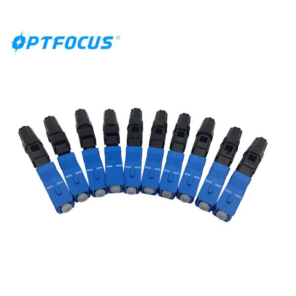 FTTX SC UPC Fast Connector 60mm FTTH Optical Fiber Fast Connector