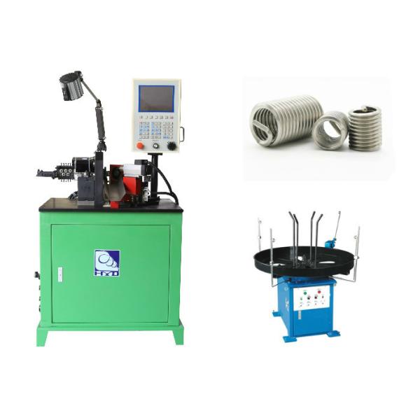High Precision Helicoil Spring Making Screw Sleeve Machine With Five Axes For M4 - M10