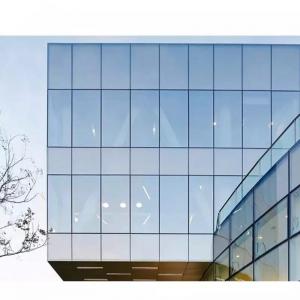 Quality Aluminum Frame Double Glass Curtain Wall Building Facade Panels for sale