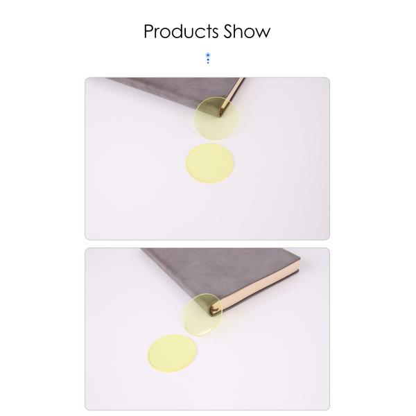 Manufacture Custom Optical 470nm LongPass Yellow Glass JB470 GG475 Filter Discs 470nm Pale Yellow Glass Optical Filter