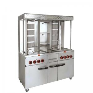 China 8 Burners Gas Doner Machine for Middle East Restaurant Stainless Steel Shawarma Grill on sale