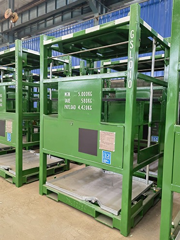 Customized 550GAL DNV 2.7-1 Standard Offshore Steel IBC Tank Container with Lifting Frame Condition Certified by CSC and BV