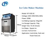 55kg Automatic Ice Block Machine Making Ice Cube Machine With English Language