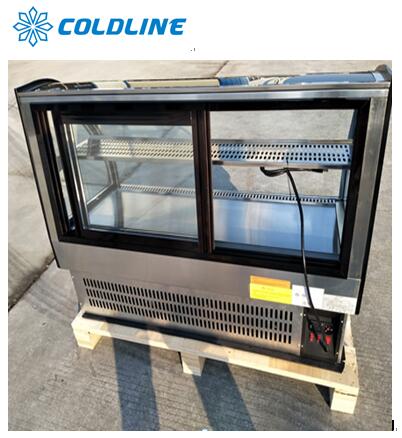 LED Glass Countertop Refrigerated Bakery Display Case With CE ETL