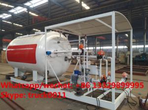China China made high quality and lower price 10cbm mobile skid lpg gas storage tank with digital weighting scale for sale on sale
