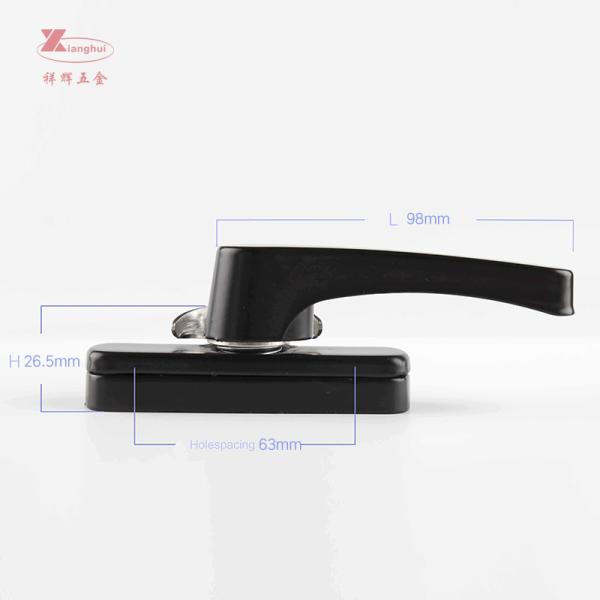 Aluminum Profile Sliding Window Crescent Lock with Hook and Durable Design